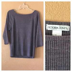 3/4 Sleeve Light Knit Sweater